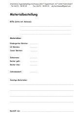 Bestelliste 2025